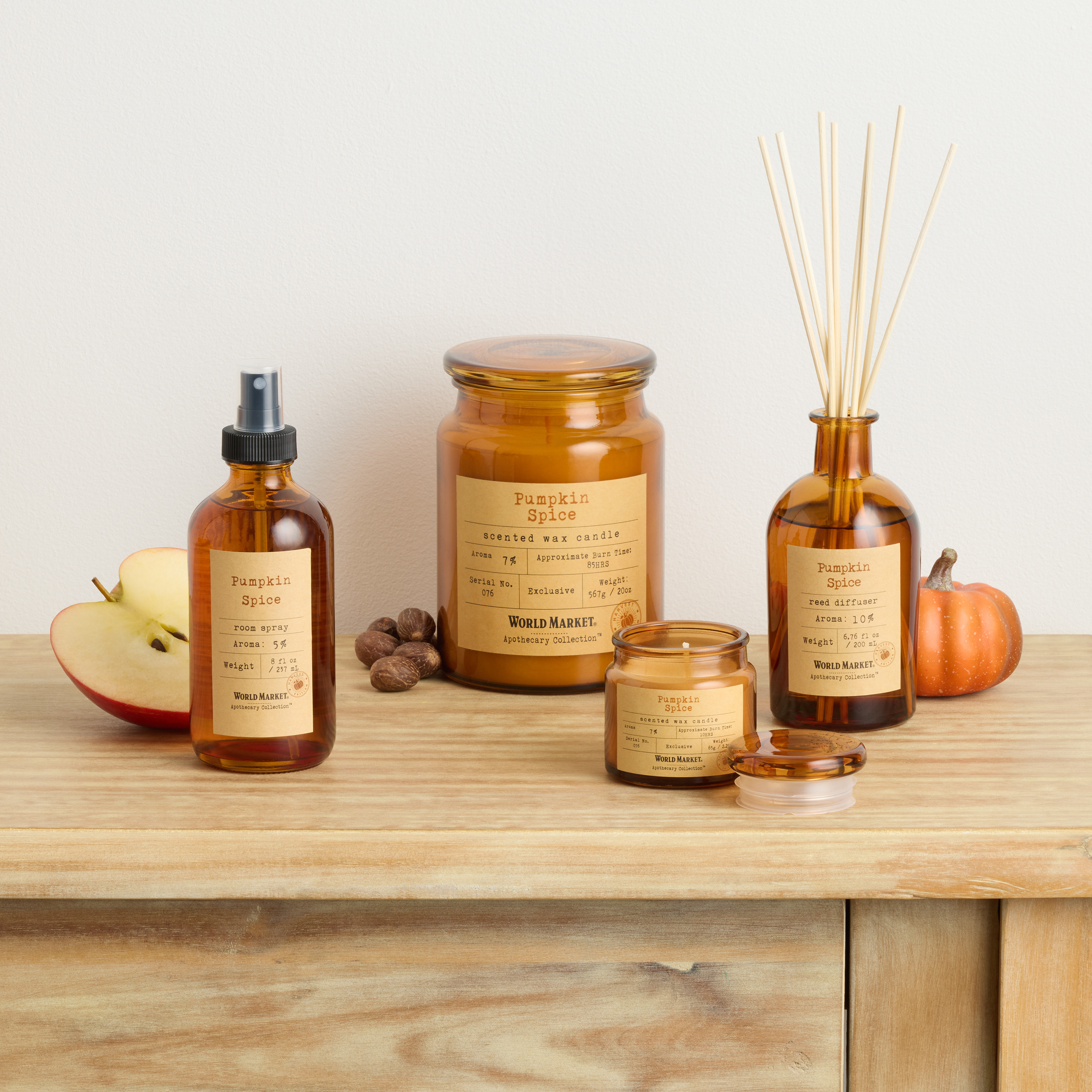 Apothecary Pumpkin Spice Home Fragrance Collection - World Market | World Market