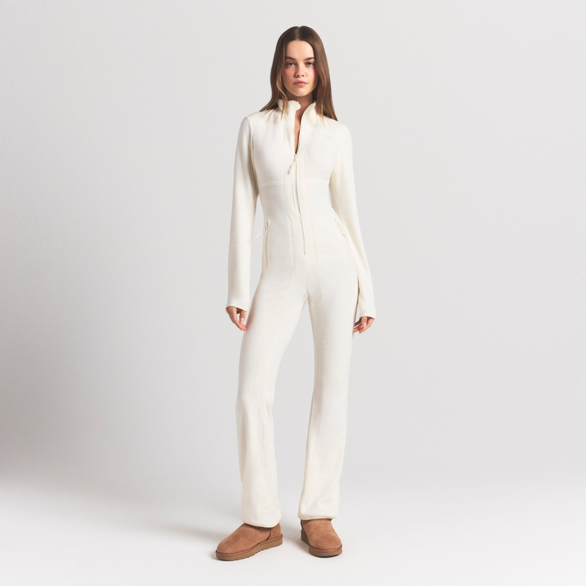 SKIMS Catsuit (Bodysuit) | White | XL | Outdoor Fleece | SKIMS (US)