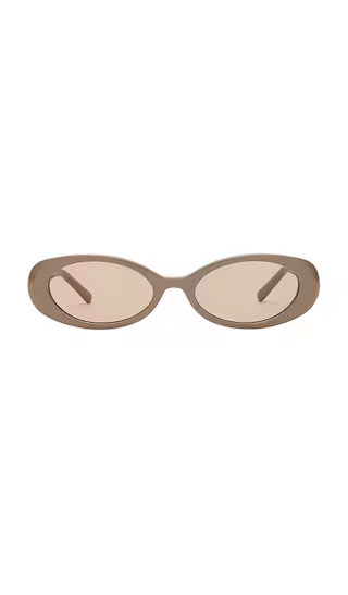 Morgan Sunglasses in Taupe & Brown Tint | Revolve Clothing (Global)