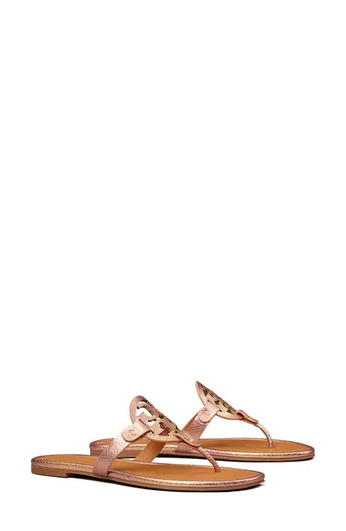 Tory Burch Miller Soft Sandal in Coral at Nordstrom, Size 5.5 | Nordstrom