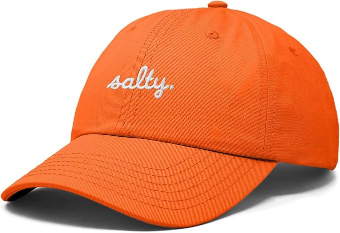 DALIX Salty Embroidered Cotton Beach Baseball Cap Adjustable Dad Hat Womens | Amazon (US)
