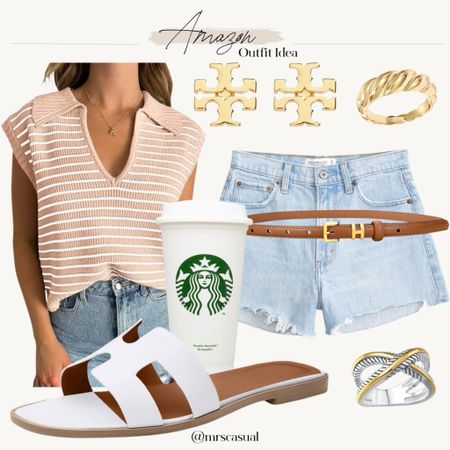 Amazon sweater tank summer outfit idea 

#LTKfindsunder50 #LTKstyletip #LTKSeasonal