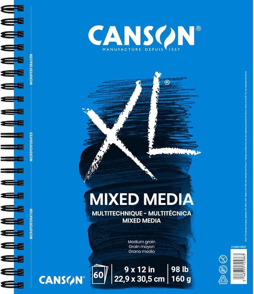 Canson XL Mix Media Pad 9X12 | Amazon (US)