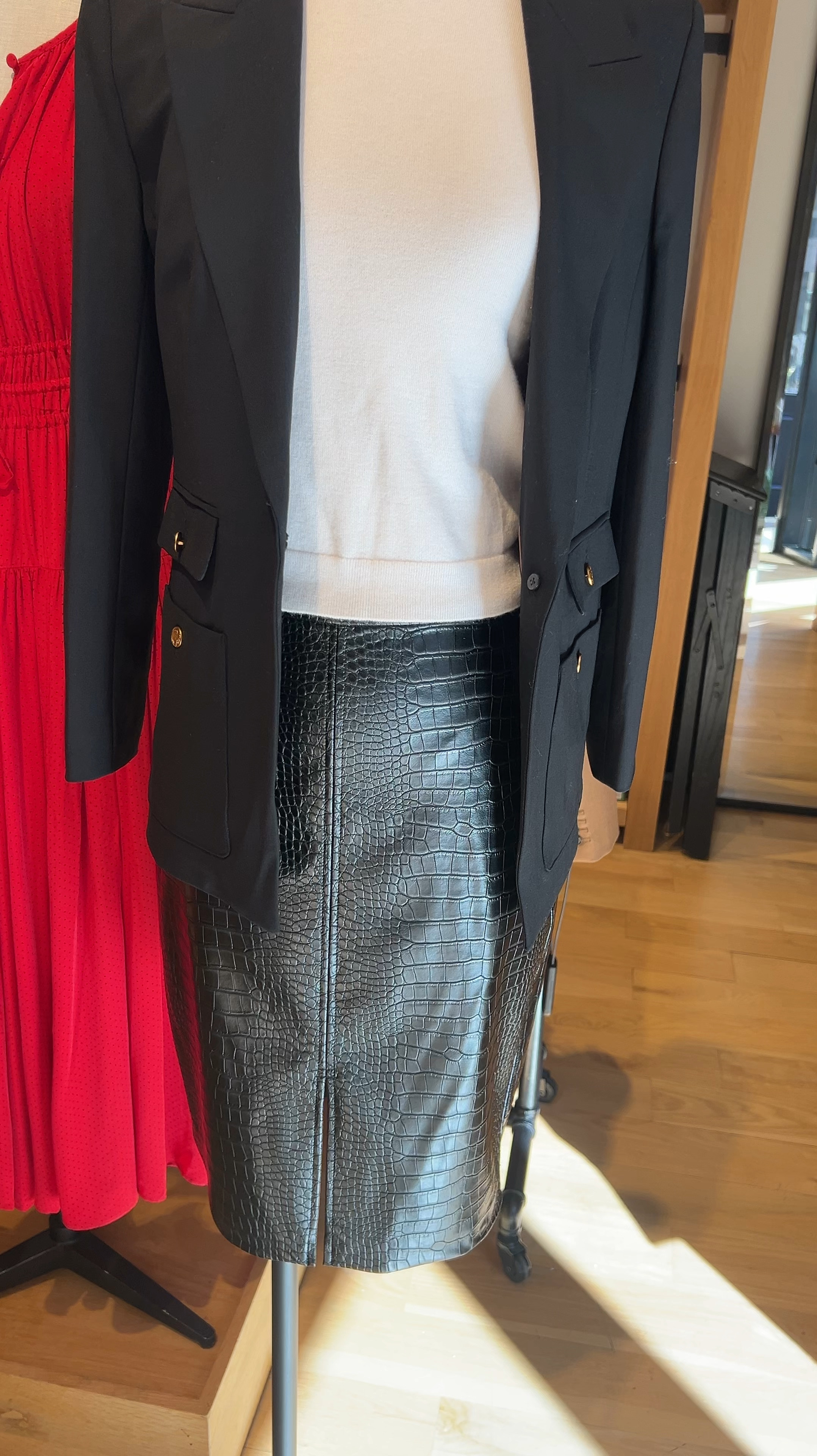 Sale🚨 JCrew 
20% off in App sale 
Ends tomorrow

This is actually even cheaper then the promo right NOW

I just ordered✔️✔️

Slim-fit double-breasted blazer in Italian bi-stretch wool blend
With a modern, slightly shorter length and a classic double-breasted fit that nips in at the waist, this style strikes the perfect balance.Strecy yet structured
TTS

Pencil skirt in croc-embossed faux leather
This modern take on the classic pencil skirt comes with a slit at the front for ease of movement and a zip at the back for a clean look. Plus, it's crafted from faux leather with a touch of sheen and a croc-embossed finish. TTS 

Cashmere classic-fit crewneck sweater
new cashmere crewneck, updated with an even more relaxed fit, because who couldn't use a little extra relaxation?  TTS 

#LTKSaleAlert #LTKVideo #LTKFallSale