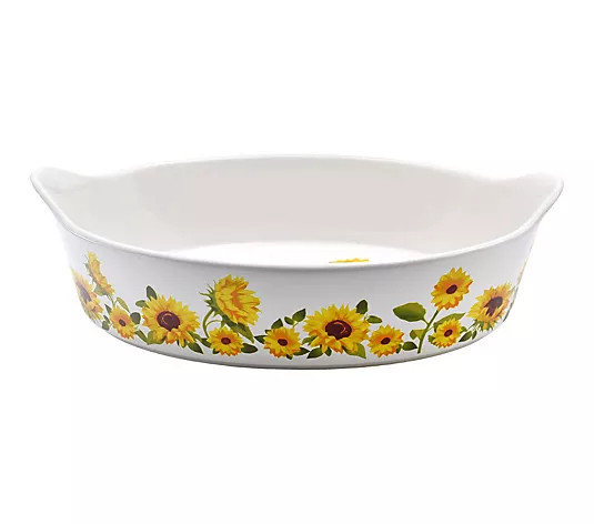 Temp-tations Harvest 3-Quart Deep Wall Casserole Dish - QVC.com | QVC