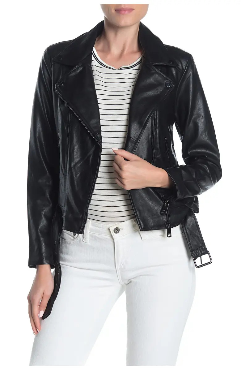 Faux Leather Moto Jacket | Nordstrom Rack