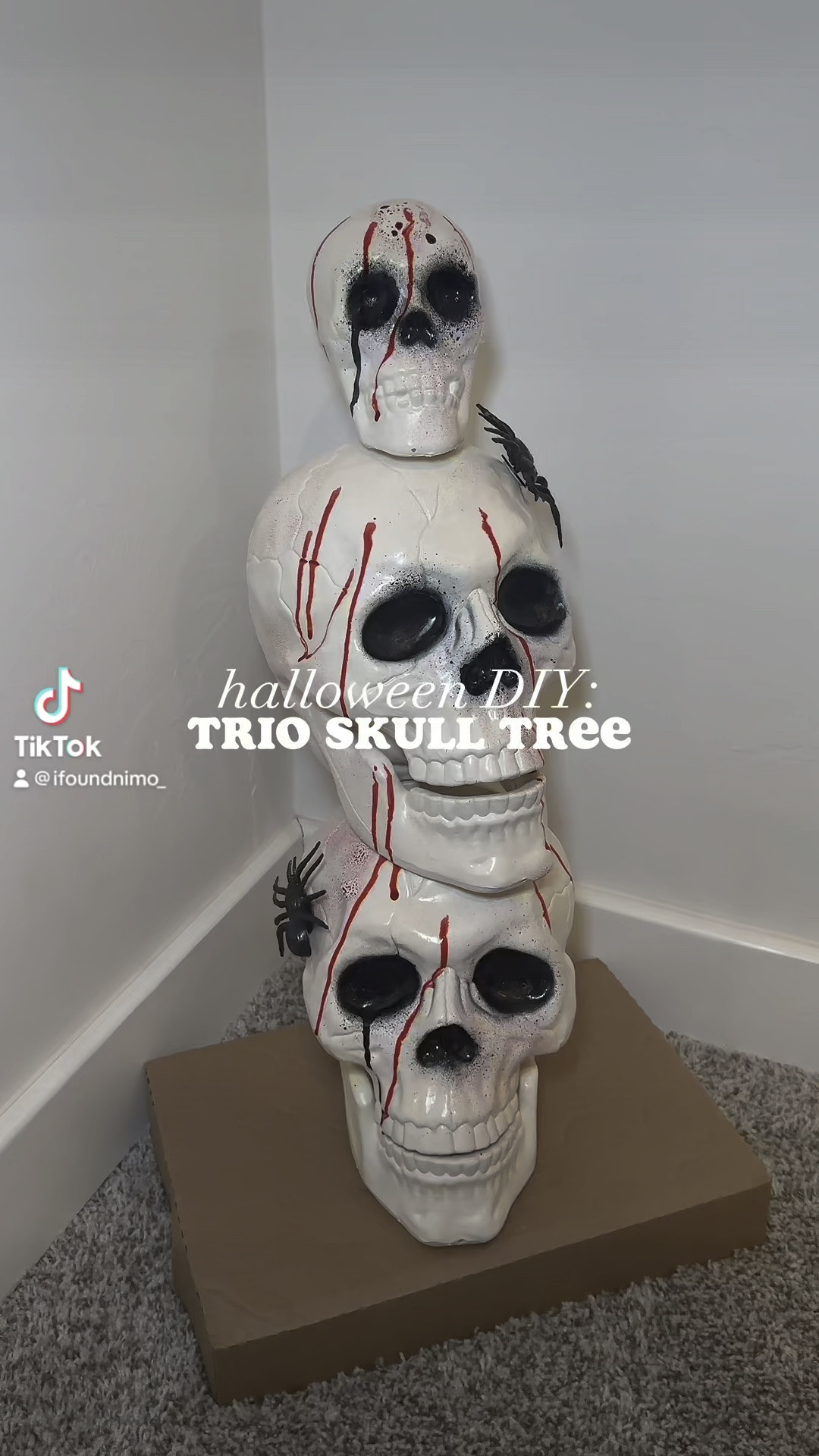 halloween trio skull tree DIY ☠️ one of my most fave DIYs i’ve done for sure 🖤

#LTKFallSale

#LTKSeasonal #LTKHome #LTKVideo