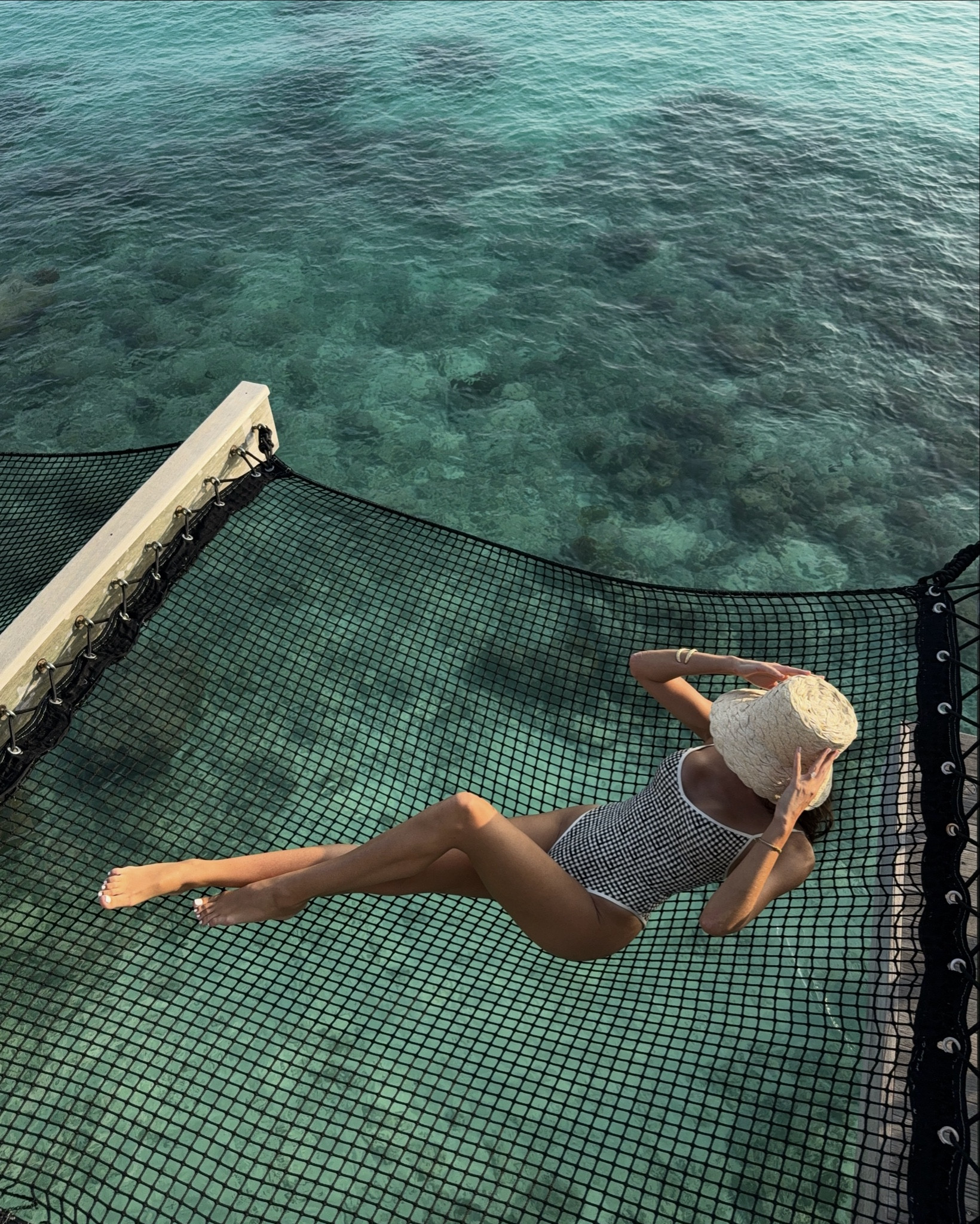 Nothing but this: 

Maldives, island style, resortwear, Monday swimwear, swimsuit, gingham, chic swim, raffia bucket hat, vacation, holiday style, winter sun 

#LTKstyletip #LTKtravel #LTKswimwear
