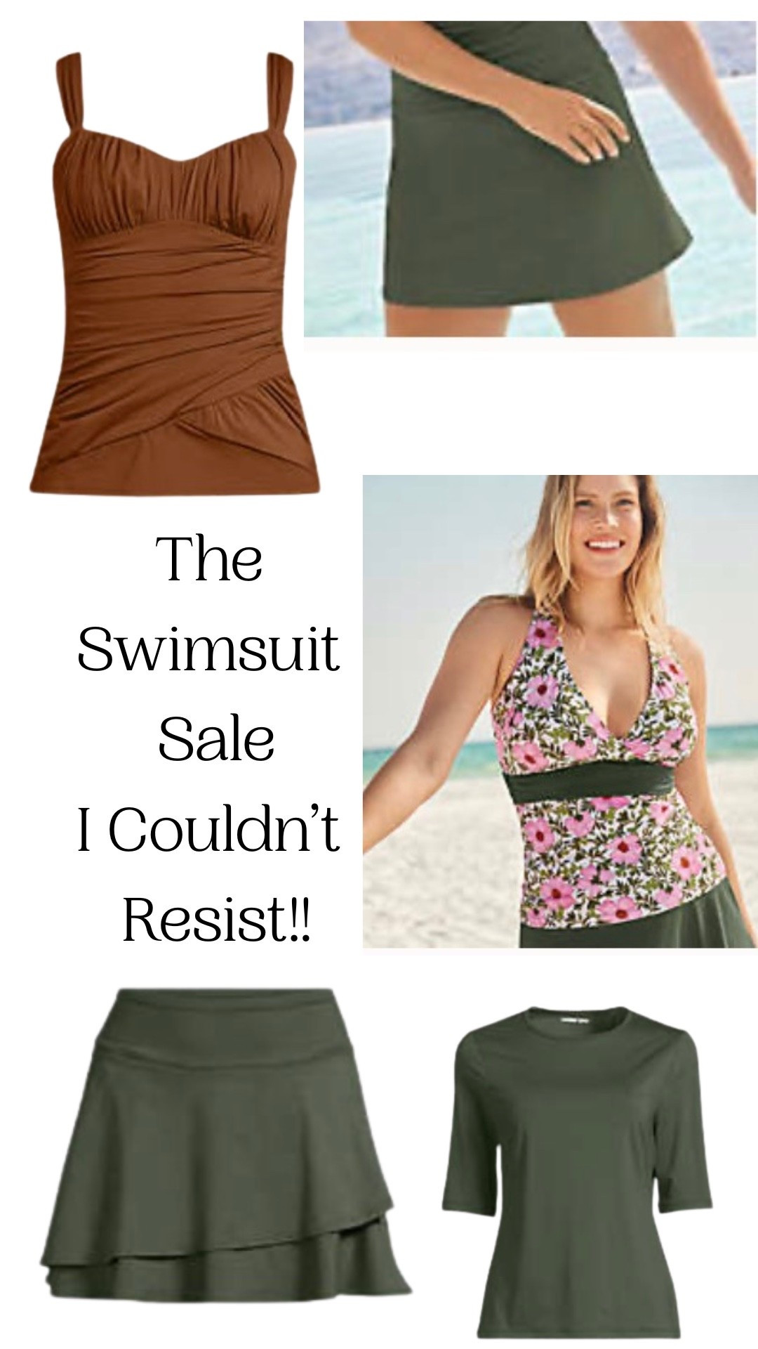 I wasn’t planning on buying a new swimsuit this summer…until I saw these! 🤎💚

Lands’ End has some beautiful swimwear on sale, and I fell in love with the rich olive greens, chocolate browns, and flattering mix-and-match pieces. I picked up two tankinis, two swim skirts, and rash guard so I can create several different looks.

As a color analyst, I couldn’t help but notice how gorgeous these warm, earthy shades are—but you don’t have to know your season to appreciate a flattering swimsuit! 😉

I’ve linked everything here in case you’re shopping for a new suit while the sale is still going on.

#LTKSaleAlert #LTKSwim #LTKOver40