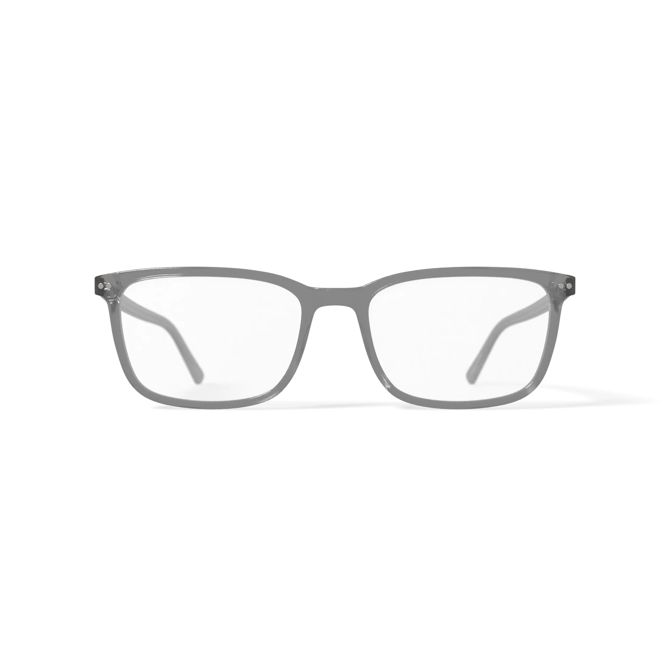 Walmart Men's MV001 Lucas Square Prescription Eyeglasses with Case, Grey | Walmart (US)