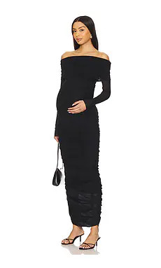 BUMPSUIT Off The Shoulder Dress in Black from Revolve.com | Revolve Clothing (Global)