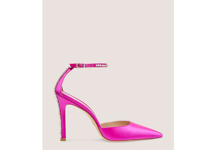 Stuart Glam 100 Strap Pump | Stuart Weitzman Outlet