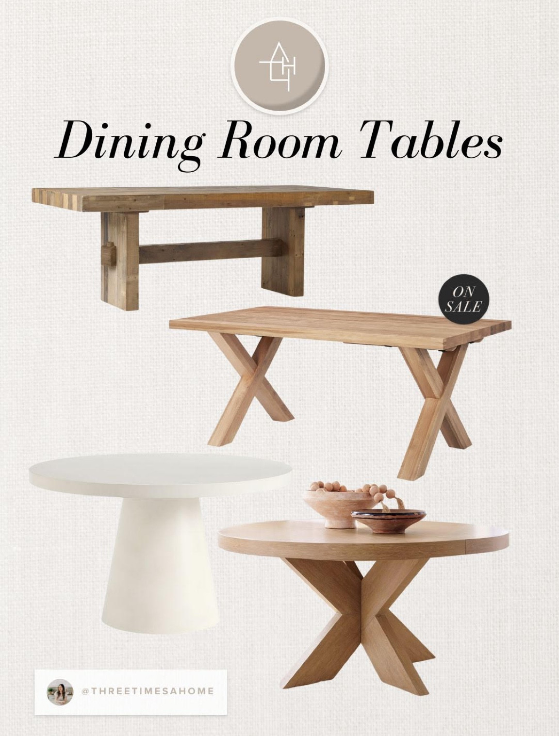 favorite dining tables 

#LTKsalealert #LTKstyletip #LTKhome