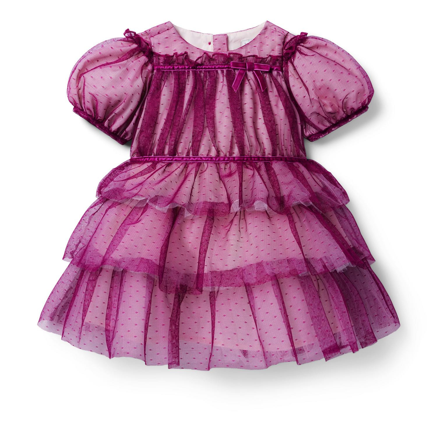 Dot Tiered Tulle Dress | Janie and Jack