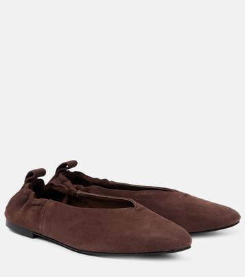 Brie suede ballet flats | Mytheresa (UK)