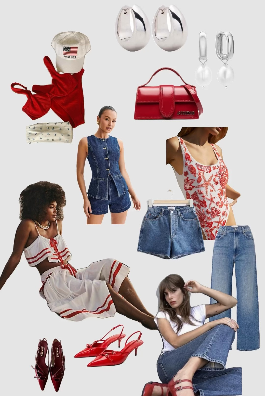 I'll red white and blow you away with these 4th of July looks😗 for those who celebrate 

To be honest, I don't know if I’m capable of generating any prideful patriotic feelings this year. I feel grateful for my life and those who give their lives protecting it, but I am angry about what's being done to other communities under the name of the american flag. 

Still, throughout the years, July 4th has always been a reason for my friends and family to get together, eat, watch fireworks. And for me, to eat so many hot dogs. So Happy Hot Dog Day 🌭🇺🇸 This year, let's remember the countless (historically and even currently overlooked) people without whom this country could not exist. Let's all do better, and love more!

#Happy4thofJuly #redwhiteandblue #summerstyle

#LTKStyleTip #LTKSwim #LTKSeasonal