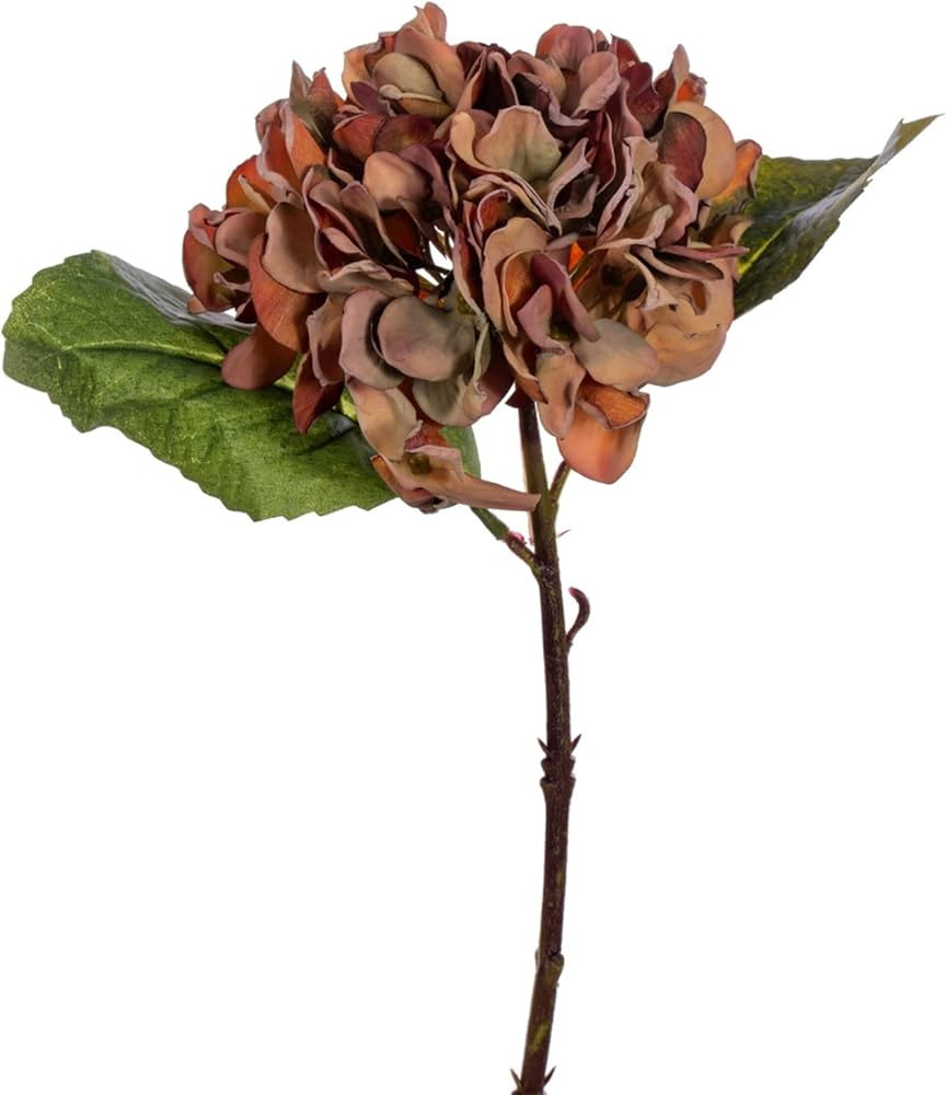 Vickerman 13" Orange Artificial Dried Hydrangea Pick, 3 per Bag. | Amazon (US)