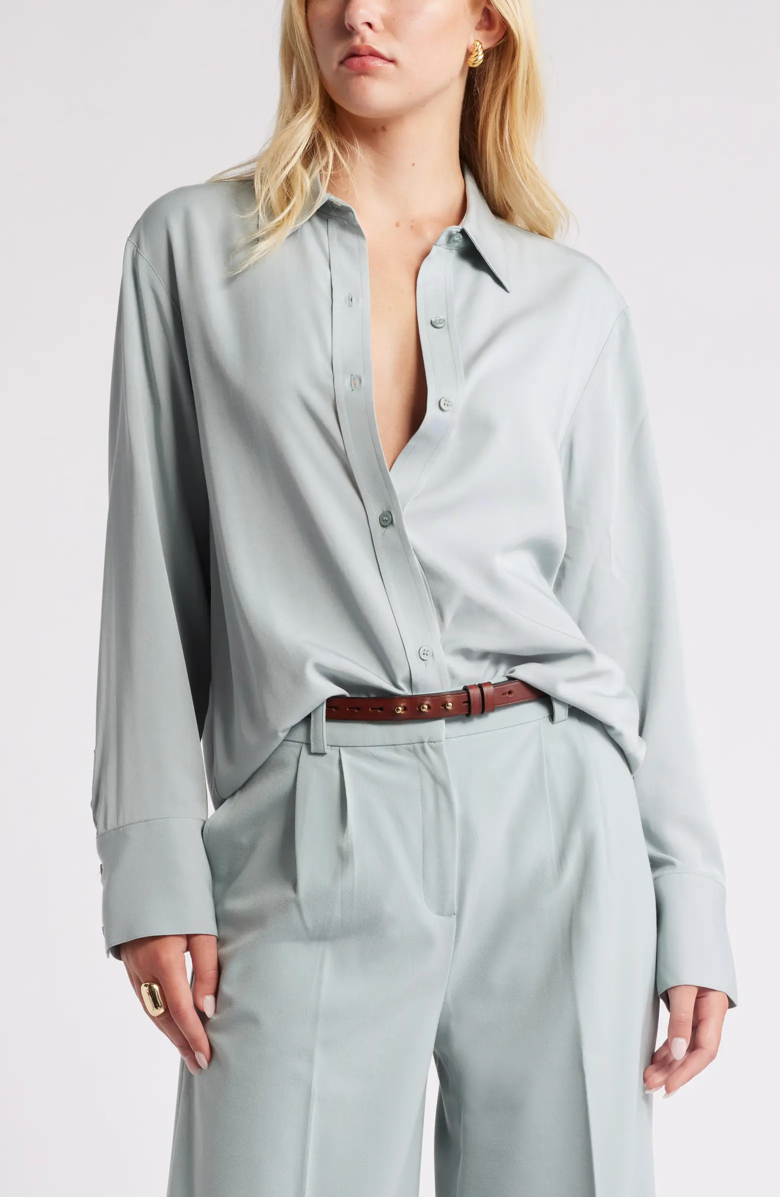 Relaxed Fit Long Sleeve Button-Up Shirt | Nordstrom