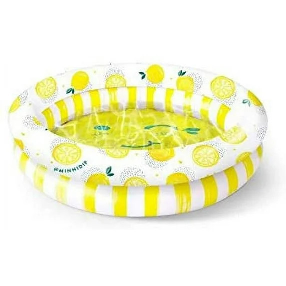 MINNIDIP Inflatable Kiddie Pool Swimming Pools, PVC Yellow | Walmart (US)