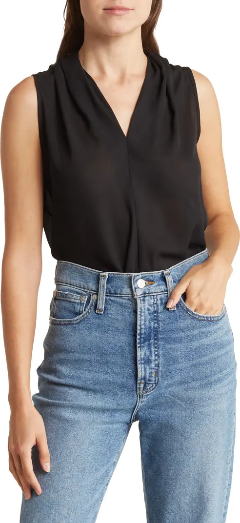 Solid V-Neck Sleeveless Top | Nordstrom Rack