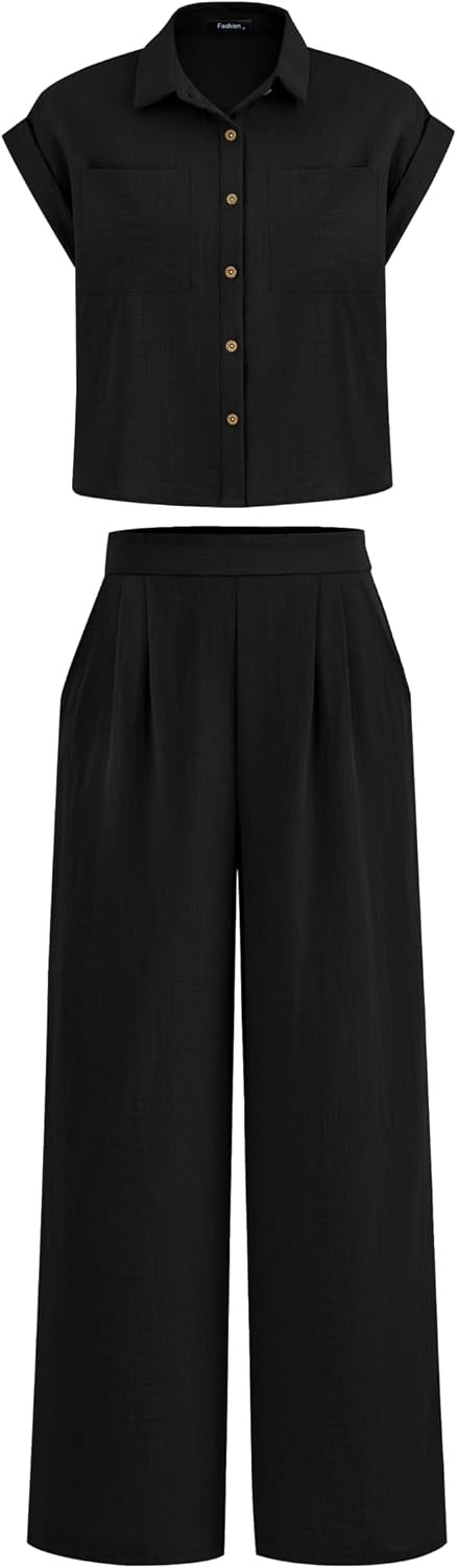 PRETTYGARDEN Womens 2 Piece Sets Summer Outfits Tracksuit | Amazon (US)