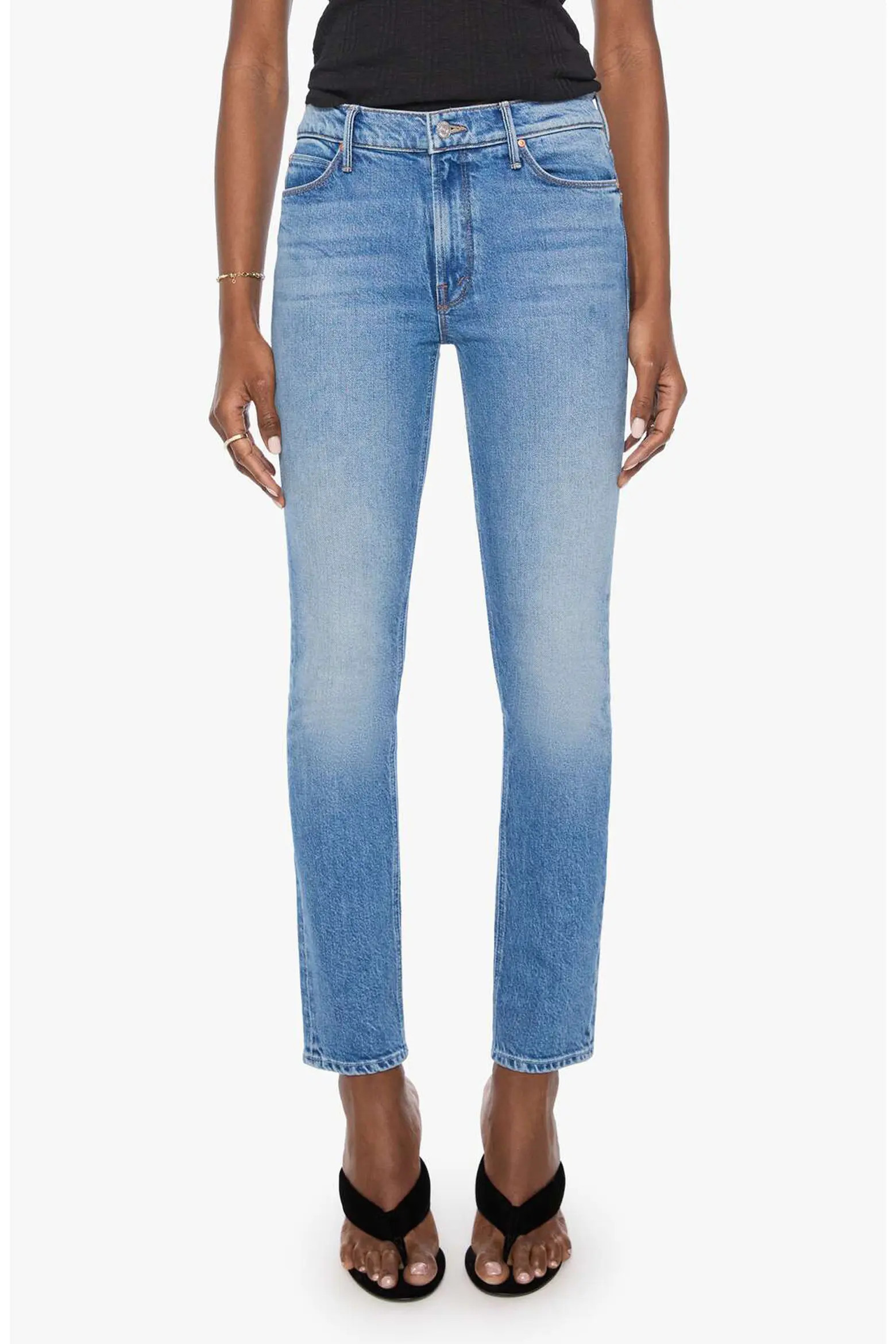 MOTHER The Dazzler Mid Rise Slim Straight Jeans (Women) | Nordstrom | Nordstrom