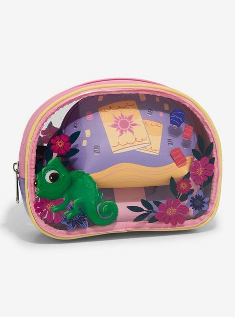 Loungefly Disney Tangled Pascal Floral Cosmetic Bag Set - BoxLunch Exclusive | BoxLunch | BoxLunch