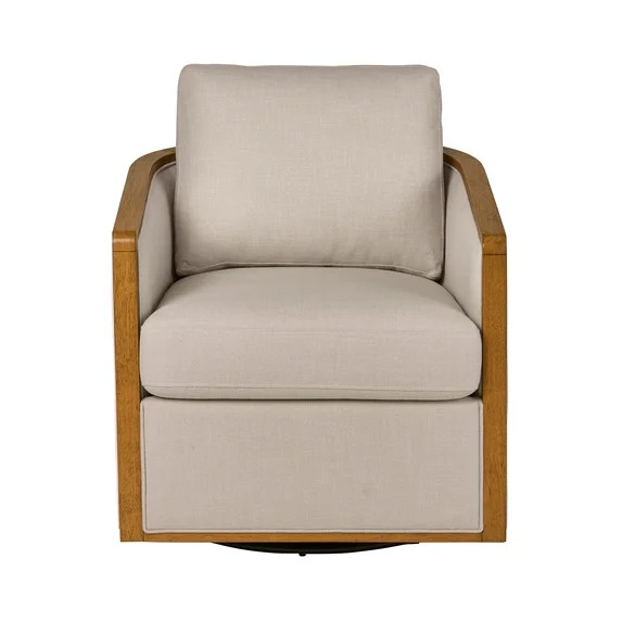 Better Homes & Gardens Windsor Swivel Accent Chair, Cream | Walmart (US)