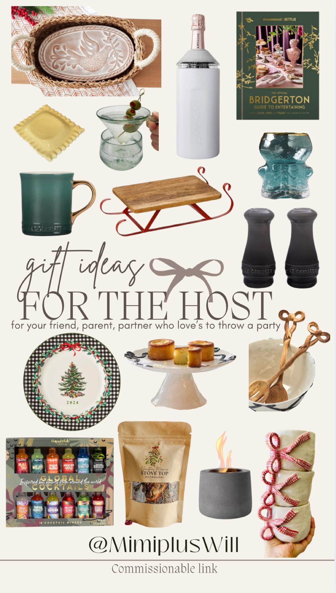@mimipluswill 2024 gift guide! Gift ideas for the host with the most! The person that loves to throw a good party! 

Gift ideas | host gift | Christmas gift | serving ware | pasta spoon holder | wine chiller | dishes 
Follow @mimipluswill for more! 

#LTKGiftGuide #LTKSeasonal #LTKHoliday