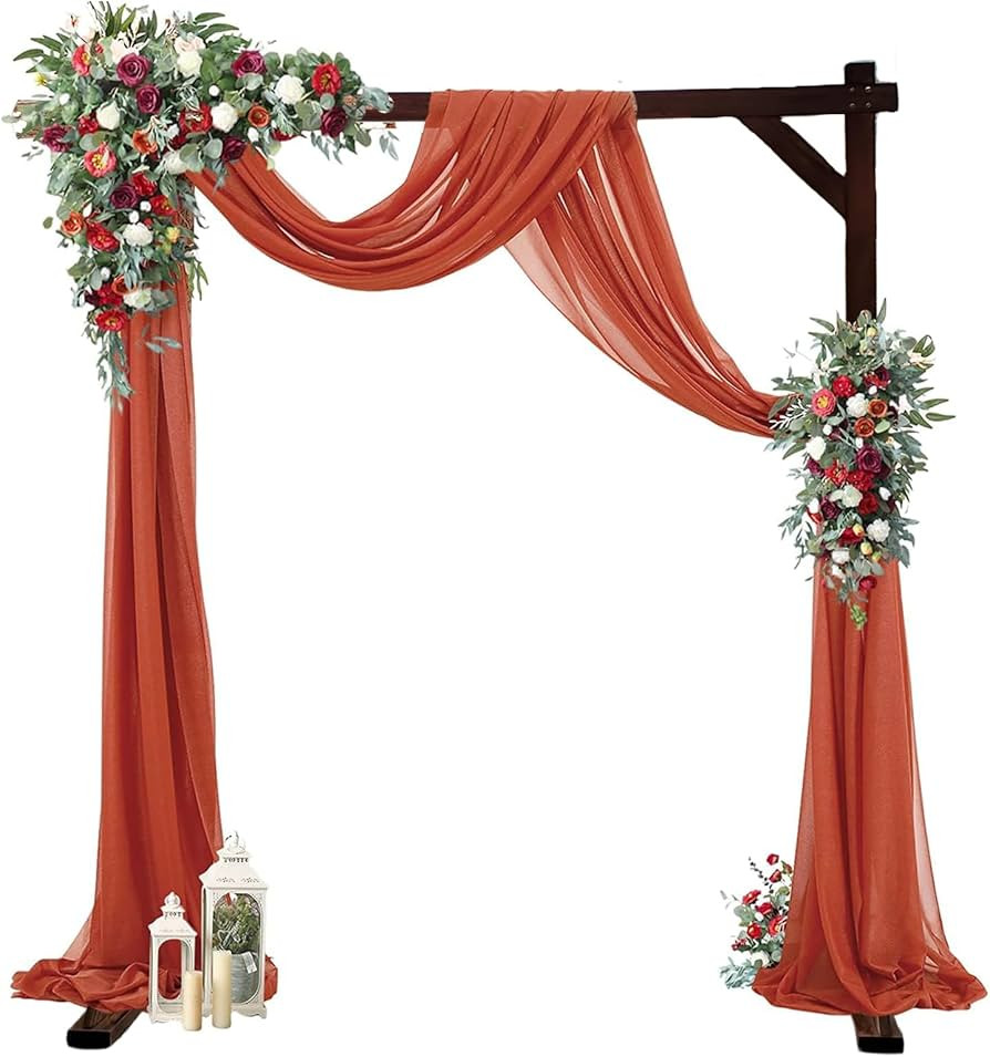 7.3FT Wooden Wedding Arch Stand Square Wood Arch Wedding Arbor for Ceremony Party Proposal Scene ... | Amazon (US)