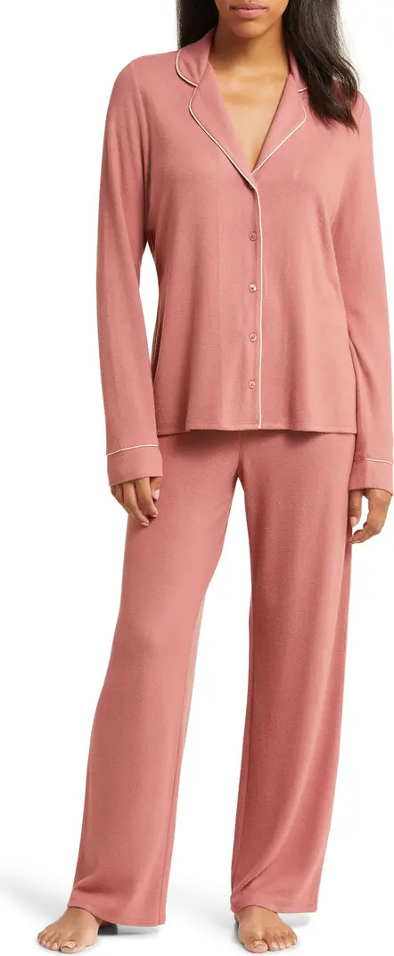 Brushed Hacci Pajamas | Nordstrom