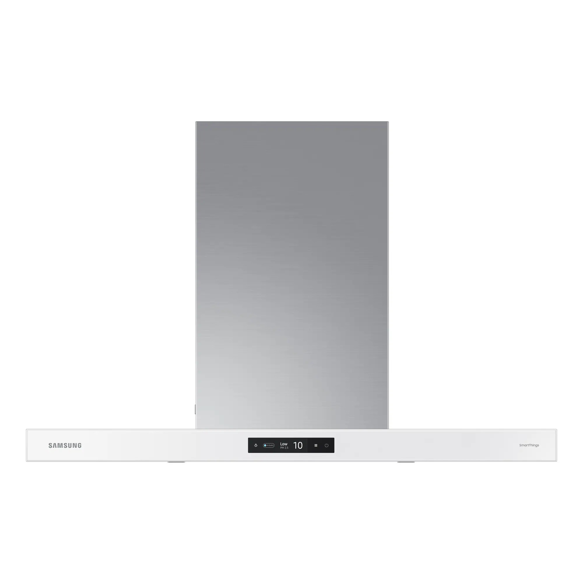 Samsung Bespoke 36 inch Convertible 390-CFM White Glass Wall-Mounted Range Hood Stainless Steel one_size | NK36CB700W12 | Lowe's