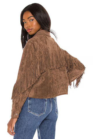 Ibone Fringe Sweater in Beige | Revolve Clothing (Global)
