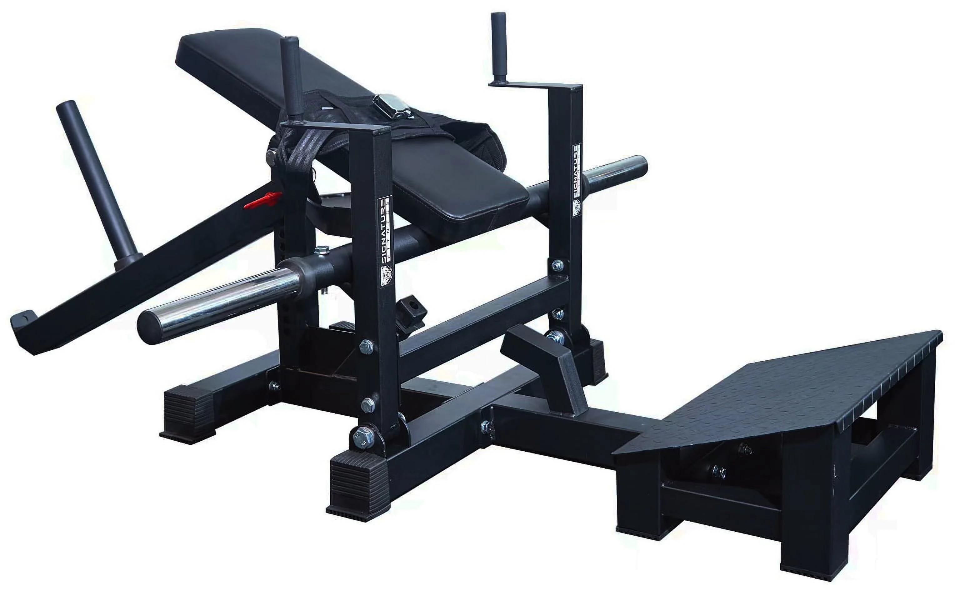 Signature Fitness Glute Bridge Plate-Loaded Hip Thrust Machine, Black, Heavy-Duty Steel Frame, 17... | Walmart (US)