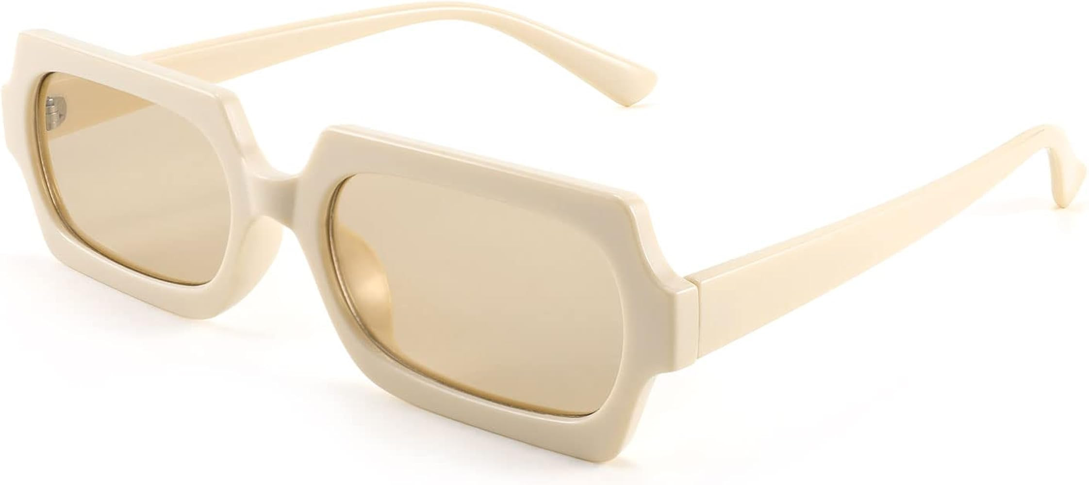 FEISEDY Retro Small 90s Rectangle Sunglasses for Women Men Fashion Narrow Square Sunglasses B4067 | Amazon (US)