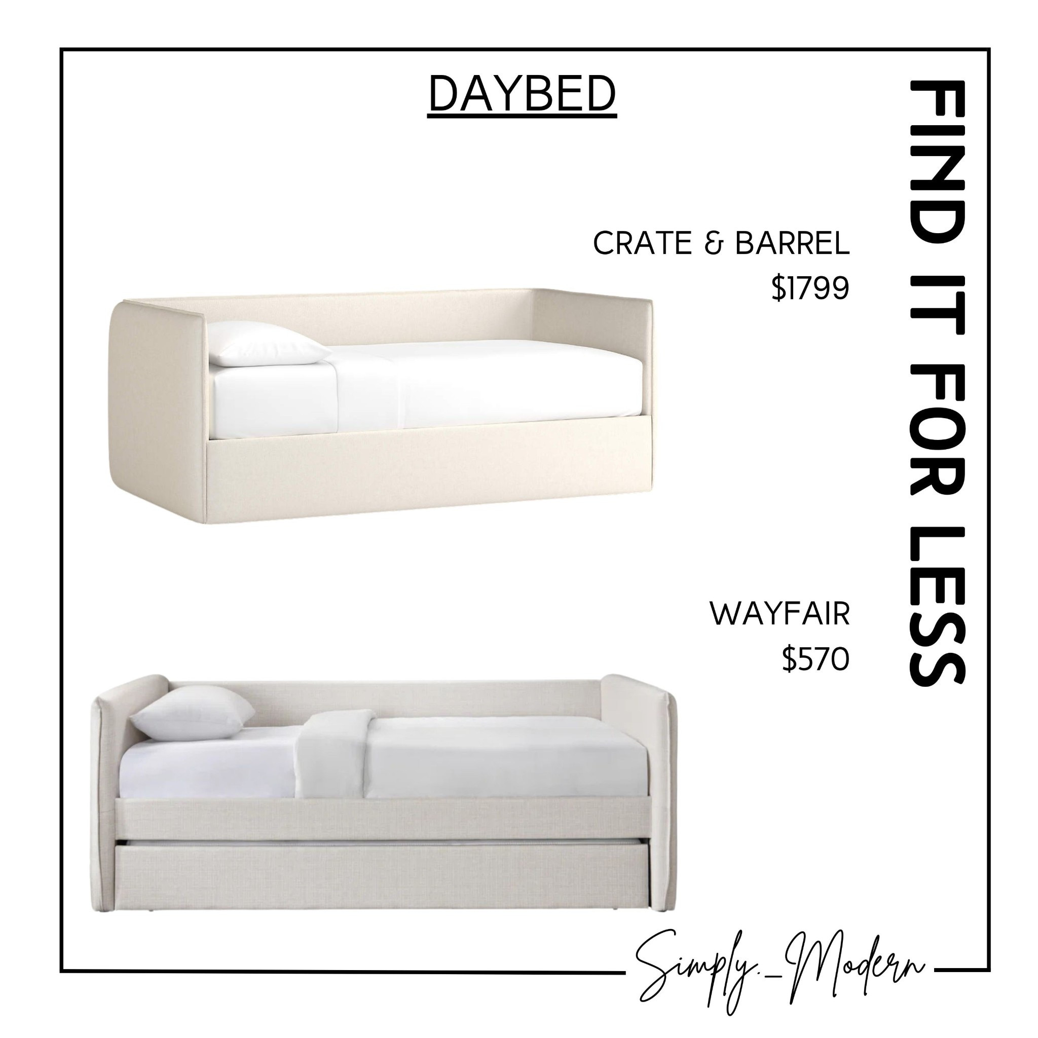 Find it for less- daybed

#LTKHome