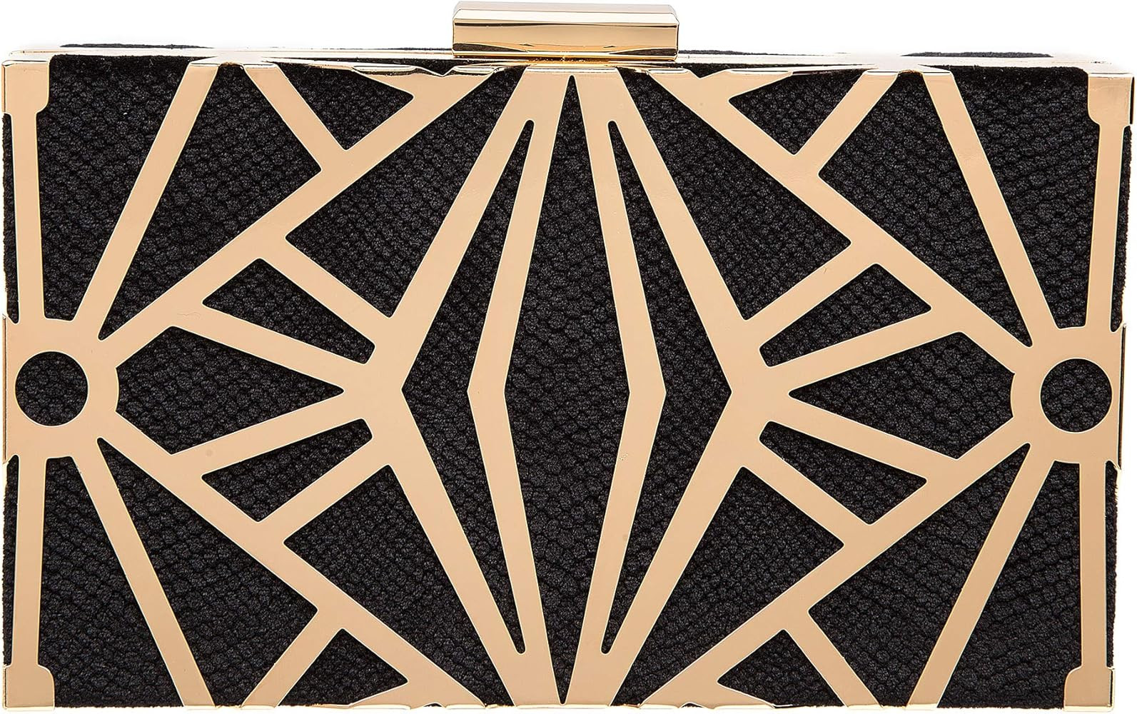 CARIEDO Women Evening Bag Elegant Clutch Purse Exquisite Velvet Metal Hollow out Handbags Prom We... | Amazon (US)