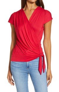 Click for more info about Faux Wrap Top