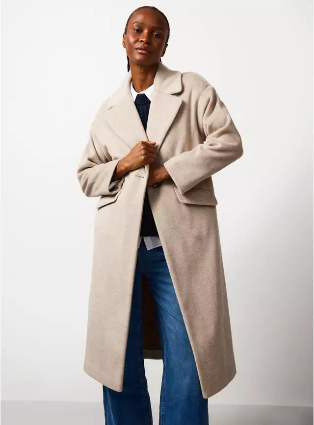 The Timeless Neutral Coat M | Tu Clothing