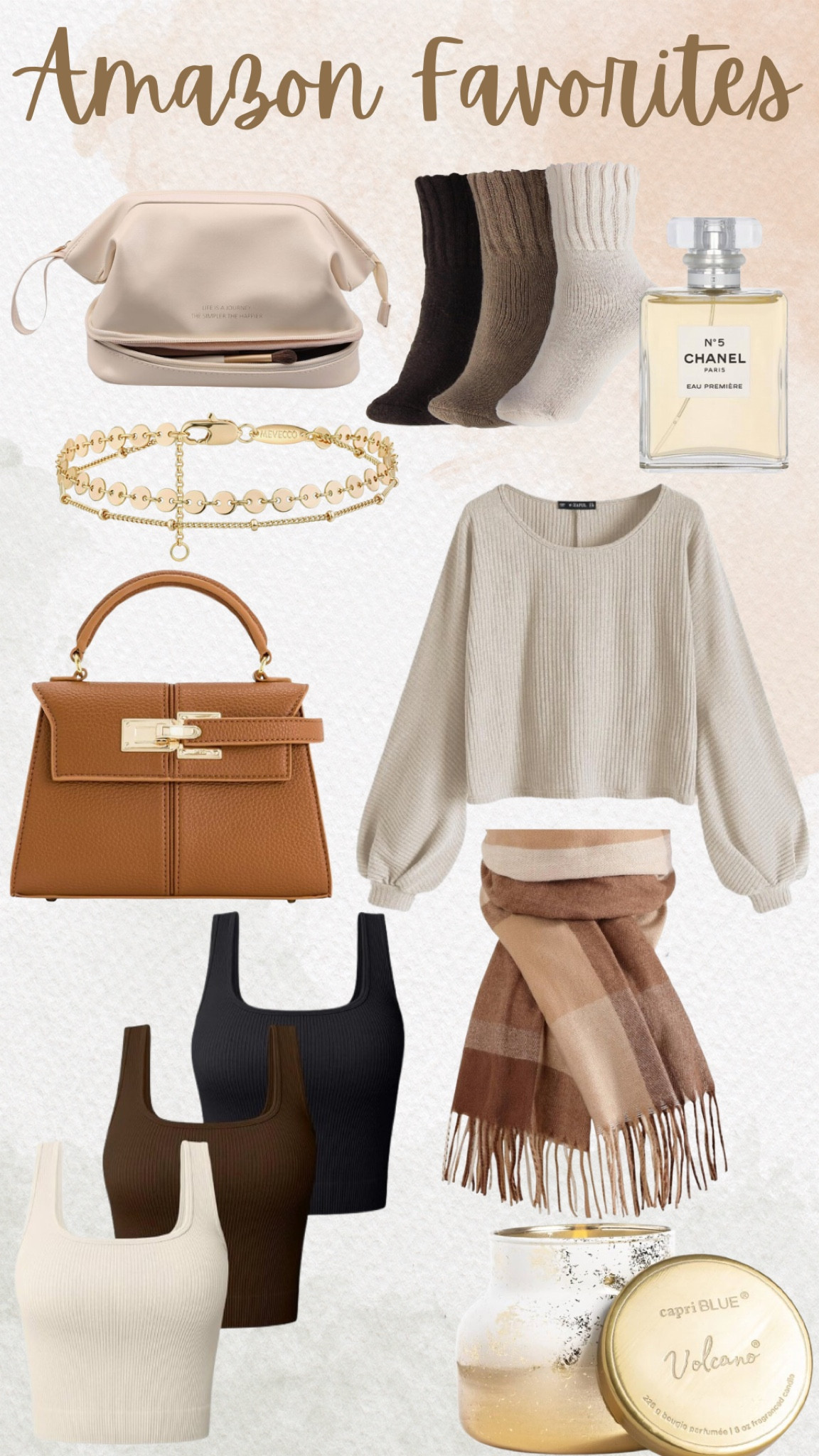 Amazon Favorites

LTKHoliday / ltkfindsunder100 / ltkfindsunder50 / LTKitbag / LTKstyletip / LTKSalealert / LTKworkwear / LTKtravel / Amazon / Amazon finds / Amazon faves / Amazon favorites / Amazon fashion / Amazon style / it bag / makeup bag / travel bag / neutral fashion / neutral style / neutrals / Chanel / brown handbag / neutral sweater / sweater / Chanel number 5 perfume / perfume / LTKbeauty 

#LTKCyberWeek #LTKGiftGuide #LTKSeasonal