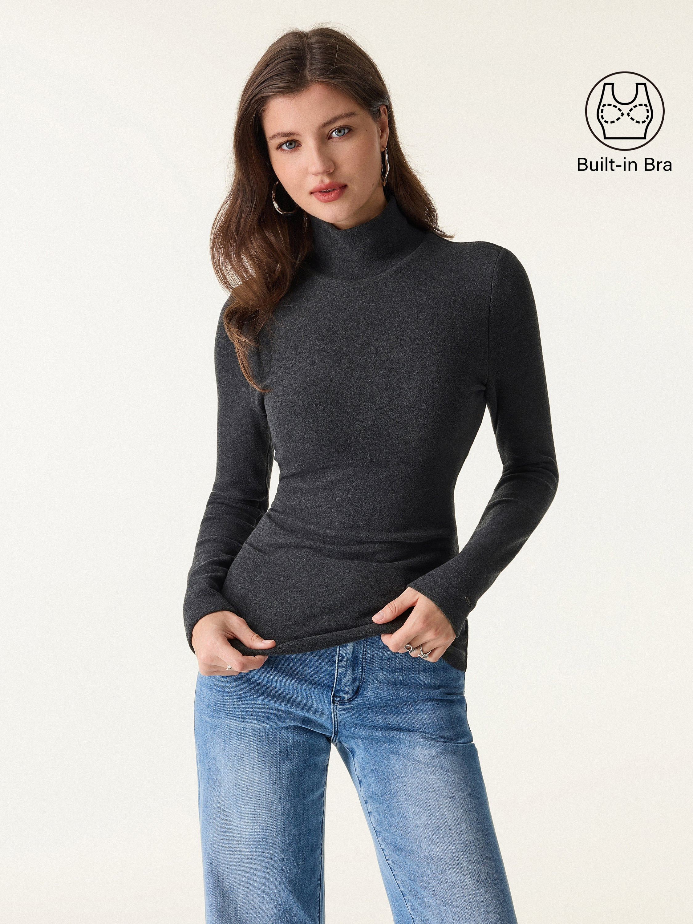 MaxWarm Turtleneck Long Sleeve Brami | OGLmove
