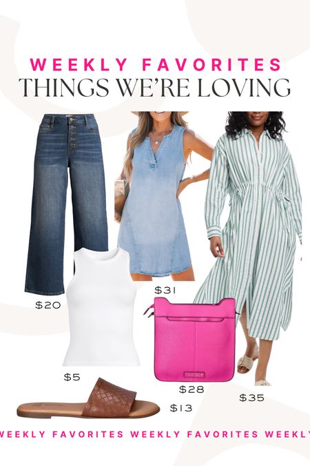 Our favorites from the last week! This Target dress is such a find! 

Target fashion, most loved, Walmart fashion, denim, spring style, trending fashion

#LTKSeasonal #LTKstyletip