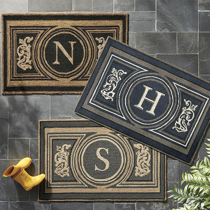 Wingate Monogrammed Door Mat | Frontgate | Frontgate
