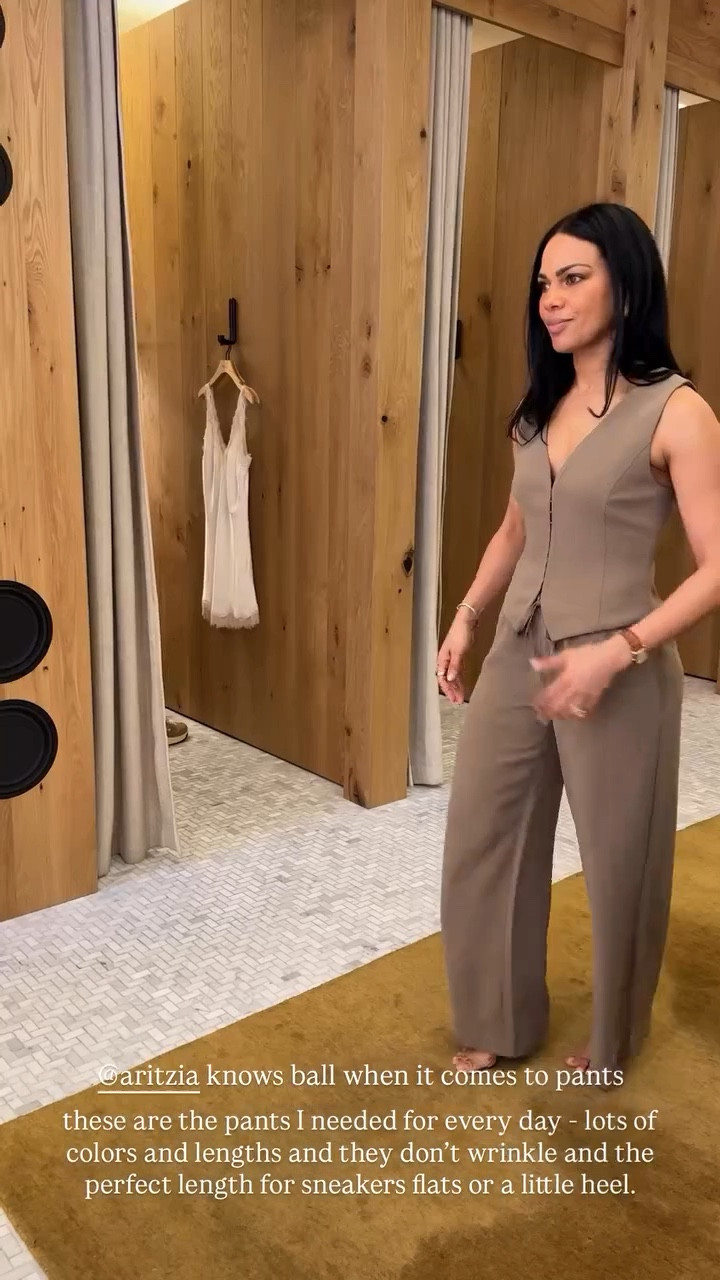 I was on the hunt for a great everyday pant that wasn’t a jean and I found them at Aritzia! They seriously had the best pants! Both vest and pants are TTS I’m 5’4 in the regular length! 



#LTKSpringSale #LTKootd #LTKWorkwear