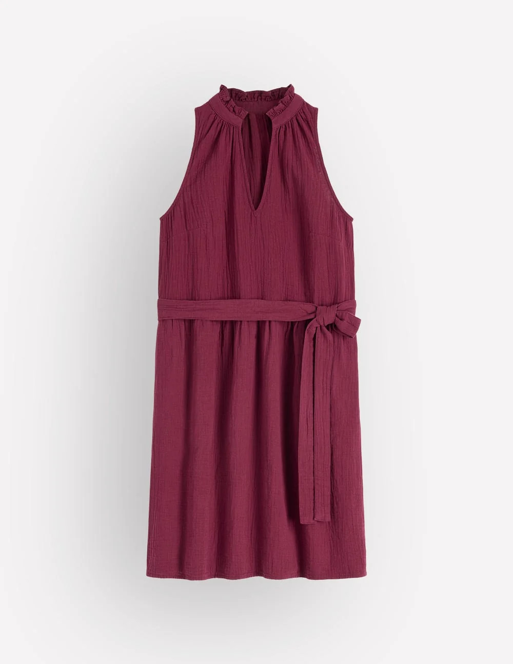 Viv Double Cloth Short Dress-Deep Wisteria | Boden (US)