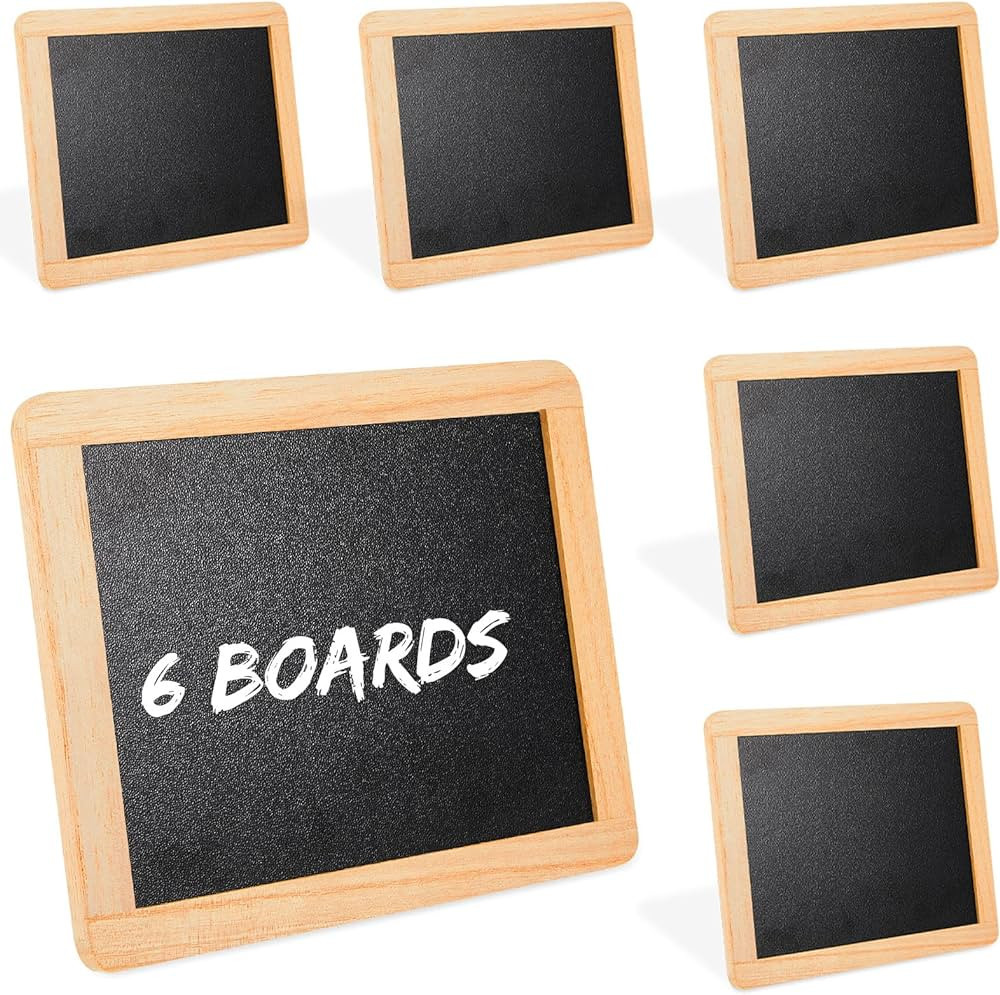 Small Slate Chalkboard Mini Chalk Board Small Chalkboard with Frames Mini Chalkboard Signs School... | Amazon (US)