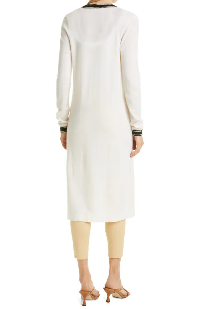 L'AGENCE Tinsley Long Merino Wool & Cashmere Cardigan | Nordstrom Rack