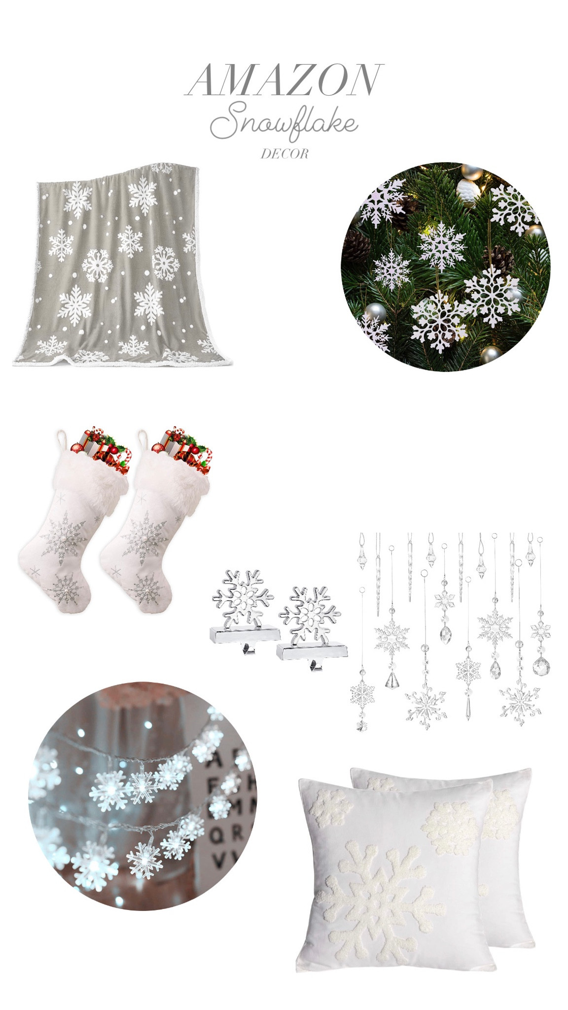 Create a winter wonderland with these snowflake decor items!!❄️

#LTKhome #LTKHoliday #LTKsalealert