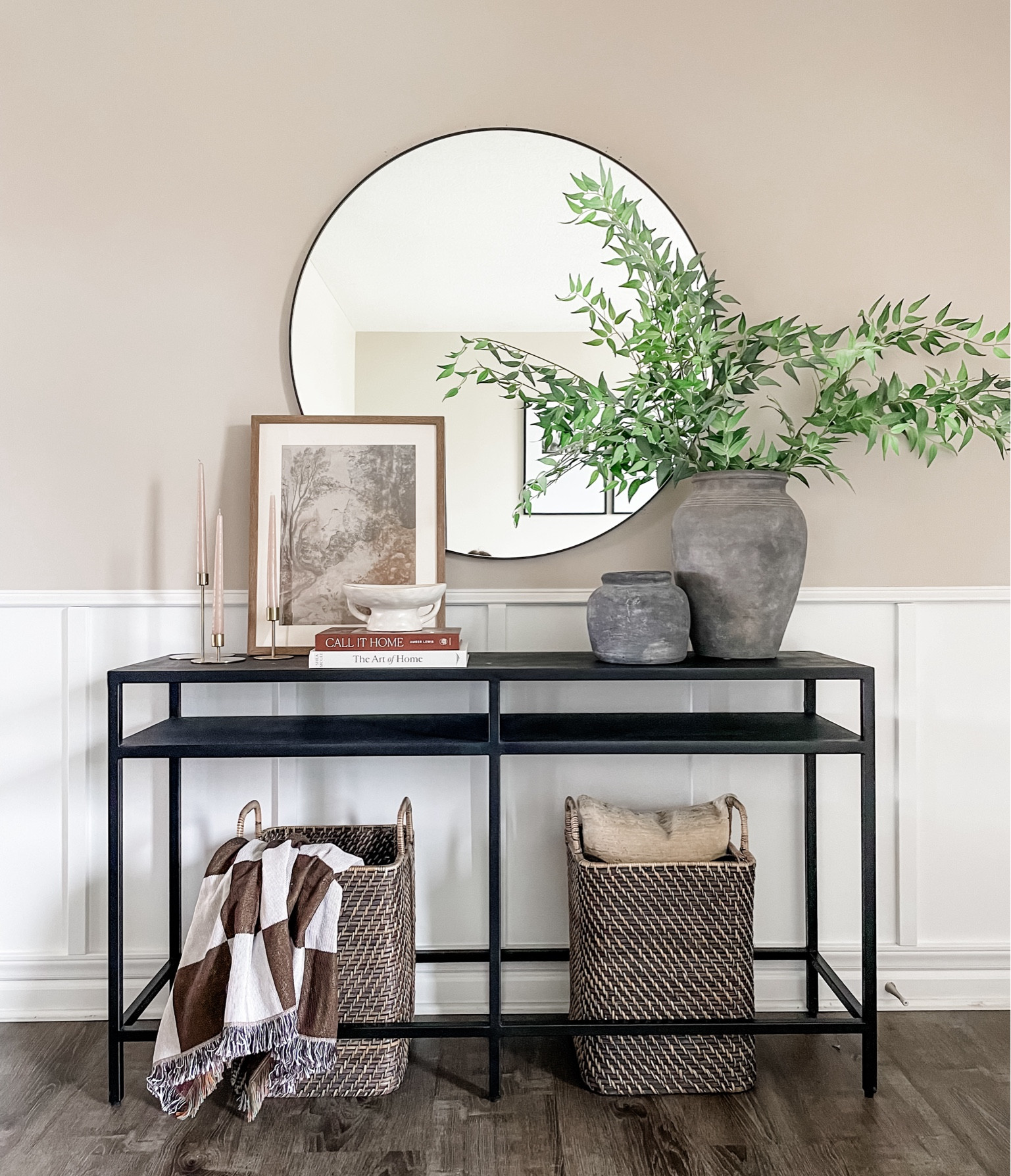 Entryway table | Spring

Console table, front door decor, accent table, black table, basket, frame, art, studio McGee, Target finds, vase, pottery barn, round mirror, wall mirror, cb2, books, bowl, pedestal bowl, Amazon finds, Afloral, faux stems, checkered throw, candlesticks, candle holder

#LTKhome #LTKstyletip #LTKfamily