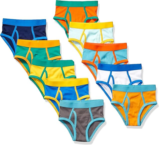 Amazon Essentials Boys' Kids Cotton Briefs Underwear | Amazon (US)